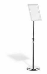 Durable 479823 Zeichenhalter und Informationsstand A4 Aluminium, Kunststoff, Stahl Silber 