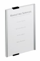 Durable Info Sign Acryl, Aluminium Silber 