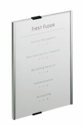 Durable Info Sign Acryl, Aluminium Silber 