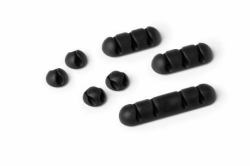 Durable Cavoline Clip Mix Desk Cable - Holder Black - Warranty: 12M