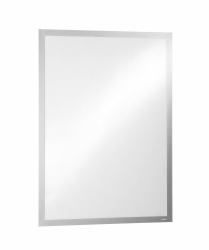 Durable DURAFRAME Schilderhalter Kunststoff Silber 
