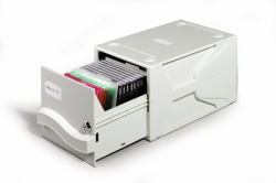 Durable 5256-10 Gehäusebox 26 Disks Grau 