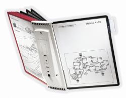 Durable 5631-00 Dokumentenanzeige-Karussell Wand Porträt A4 