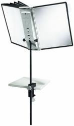 Durable Sherpa desk clamp 10 complete Dokumentenanzeige-Karussell Tisch/Bank Porträt A4 