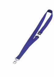 Durable Textilband 20 mit Sicherheitsverschluss Dunkelblau 