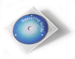 Durable POCKETFIX Cover 1 Disks Transparent 