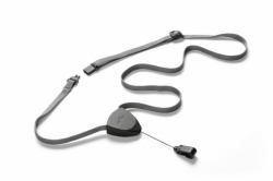 Durable FLEX Namensschild-Umhängeband Schwarz, Grau 10 Stück[e] 