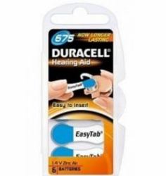 Duracell 1.4 V, zinc-air, 6 pack Einwegbatterie Zink-Luft 