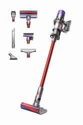 Dyson V11 Fluffy 2-in-1-Stabstaubsauger Akku Trocken Beutellos Nickel, Rot 