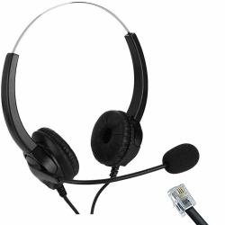 EDIS EC147 Kopfhörer & Headset Kabelgebunden Kopfband Büro/Callcenter Schwarz 