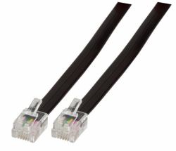 EFB Elektronik K2404SW.1 Telefonkabel 1 m Schwarz 