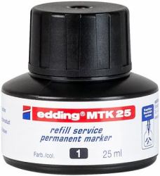 Edding MTK 25 Marker-Nachfüller Schwarz 25 ml 1 Stück[e] 