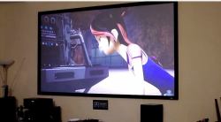 Elite Screens "EZ Frame R100WV1" Rahmenleinwand 203,2cm x 152,4cm [BxH] 4:3 