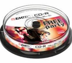 Emtec 52x, 10 pack CD-R 700 MB 10 Stück[e] 