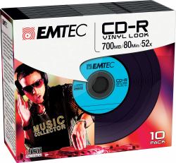 Emtec CD-R Vinyl Look 700 MB 10 Stück[e] 