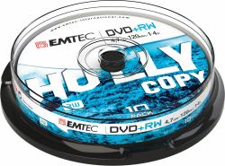 Emtec ECOVPRW47104CB DVD-Rohling 4,7 GB DVD+RW 10 Stück[e] 