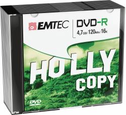 Emtec ECOVR471016SL DVD-Rohling 4,7 GB DVD-R 10 Stück[e] 
