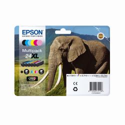 Epson Elephant Singlepack Cyan 24 Claria Photo HD Ink 
