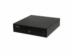 Equip Kassenschublade für POS-System, 4 Geldschein- und 8 Münzfächer, Münzfächer herausnehmbar, RJ11-Anschluss für Fernöffnung 