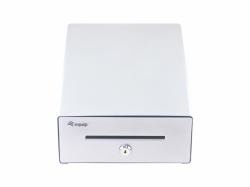 Equip Kassenschublade für Point of Sale [POS]-System, 4 Schein-/4 Münzfächer, herausnehmbare Münzschlitze, RJ11-Anschluss, Aluminium 
