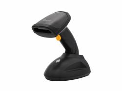Equip Drahtloser 1D Laser-Barcodescanner, Weite Entfernung, mit Ständer 