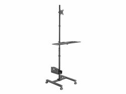 Equip 17"-32" Mobile Workstation mit einem Monitor 