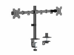 Equip 17"-32" Schwenkbare Doppelmonitor-Tischhalterung 