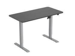 Equip Elektrisches-Sitz- Steh-Tischgestell, mit Tischplatte, grau 