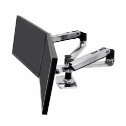 Ergotron LX Series 45-245-026 Flachbildschirm-Tischhalterung 68,6 cm [27"] Tisch/Bank Silber 