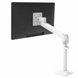 Ergotron NX Series NX MONITOR ARM WHITE 86,4 cm [34"] Tisch/Bank Schwarz, Weiß 