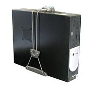 Ergotron Universal CPU Holder Tischmontierte CPU-Halterung Grau 