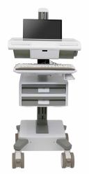 Ergotron M021-0101-111001-1-0 All-in-One PC/Workstation Halterungen/ Ständer 19,5 kg Weiß, Grau 43,2 cm [17"] 