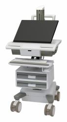 Ergotron M031-0101-111001-1-0 All-in-One PC/Workstation Halterungen/ Ständer 19,5 kg Weiß, Grau 61 cm [24"] 