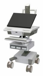 Ergotron M031-0101-130001-1-0 All-in-One PC/Workstation Halterungen/ Ständer 19,5 kg Weiß, Grau 61 cm [24"] 