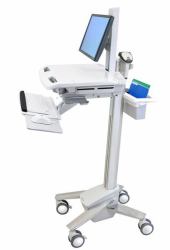 Ergotron StyleView EMR Cart with LCD Pivot Weiß Flachbildschirm Multimedia-Wagen 
