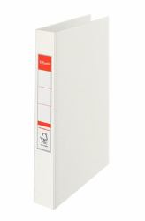 Esselte Standard Ring Binders , PP White 2 x 25 mm Ringmappe A4 Weiß 