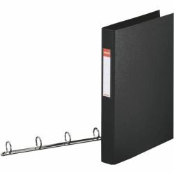 Esselte Standard Ring Binders , PP Black 4x25 mm Ringmappe A4 Schwarz 
