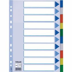 Esselte Register Blanko, Plastik 