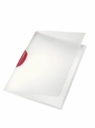 Esselte 41750025 Präsentations-Mappe Polycarbonat, Polypropylen [PP] Rot, Durchscheinend 