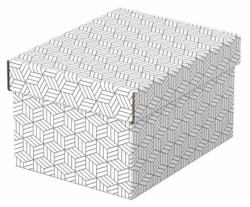 Esselte 628280 Dateiablagebox Karton Weiß 