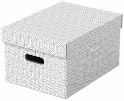 Esselte 628282 Dateiablagebox Karton Weiß 