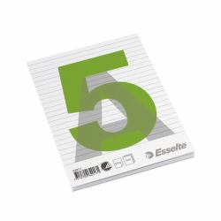 Esselte Glued Pad A5 Notizbuch 100 Blätter Grün, Grau, Weiß 