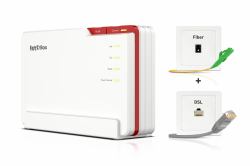 FRITZ! Box 5690 Pro WLAN-Router Gigabit Ethernet Tri-Band [2,4 GHz / 5 GHz / 5 GHz] Weiß 