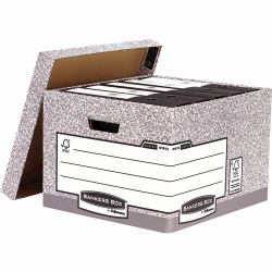 Fellowes 181201 Dateiablagebox Karton Grau 