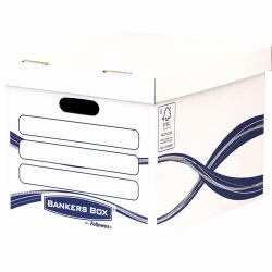 Fellowes 4460801 Aufbewahrungsbox Rechteckig Papier Blau, Weiß 