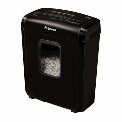 Fellowes Powershred 6M Aktenvernichter Mikrogeschnittene Zerkleinerung Schwarz 