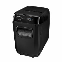 Fellowes AutoMax 200M Aktenvernichter Mikrogeschnittene Zerkleinerung 60 dB Schwarz 