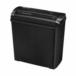 Fellowes Powershred P-25S Strip-Cut Shredder Aktenvernichter Streifenzerkleinerung 22 cm Schwarz, Grau 