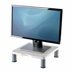 Fellowes Standard Monitor Riser 53,3 cm [21"] Tisch/Bank Grau, Weiß 