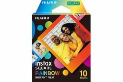 Fujifilm Instax Film 10 Shots SQUARE - Rainbow Sofortbildfilm 10 Stück[e] 86 x 72 mm 